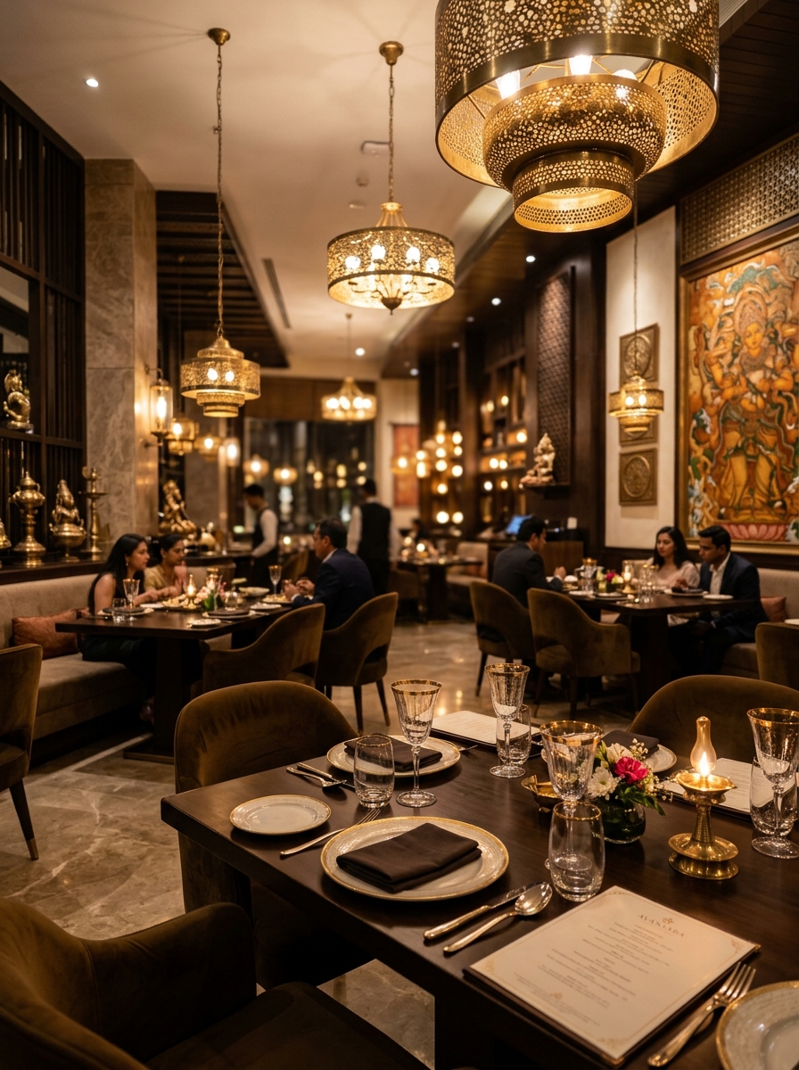 Family dining area at Varsha Grand restaurant in Bachupally